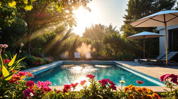 10 idées pour sublimer votre jardin avec une piscine en polyester