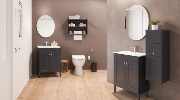 10 solutions créatives de meubles pour wc et un espace optimisé