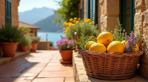 Ambiance méditerranéenne : sublimer la terrasse avec des paniers tressés