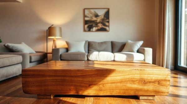 Les raisons de choisir une table basse en bois massif pour votre salon