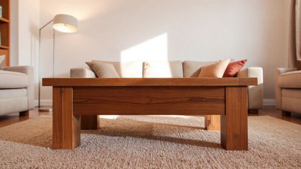 Les raisons de choisir une table basse en bois massif pour votre salon